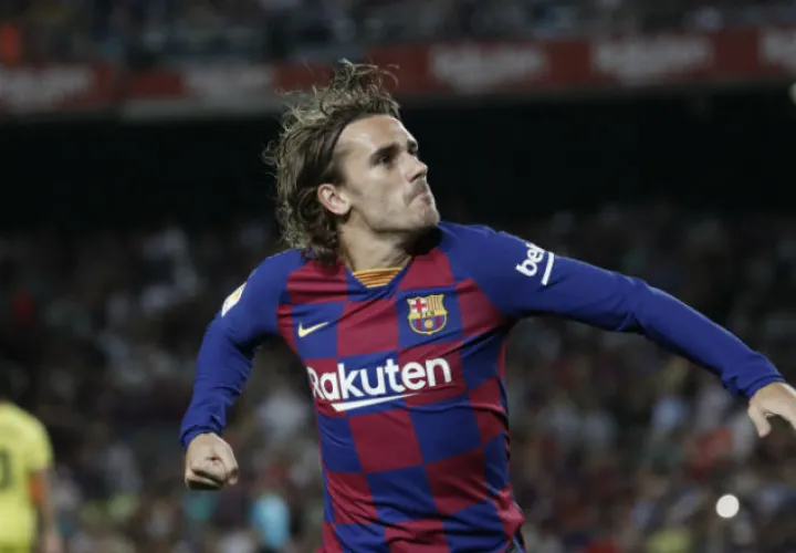 Antoine Griezmann anotó el primer gol del partido.  Foto AP