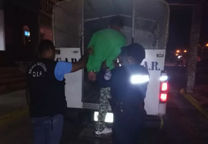 El sujeto fue aprehendido en su propia residencia. Foto: Thays Domínguez.