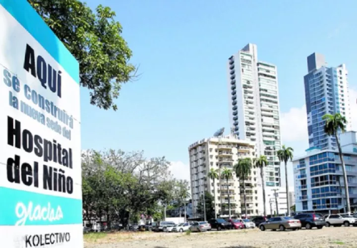 Reclamos afectan inicio en la construcción del nuevo Hospital del Niño. Foto: Panamá América.