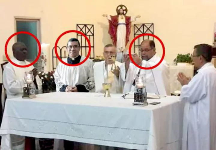 La Iglesia católica separó a tres curas vinculados a favores sexuales con un ciudadano extranjero. Foto: Panamá América.