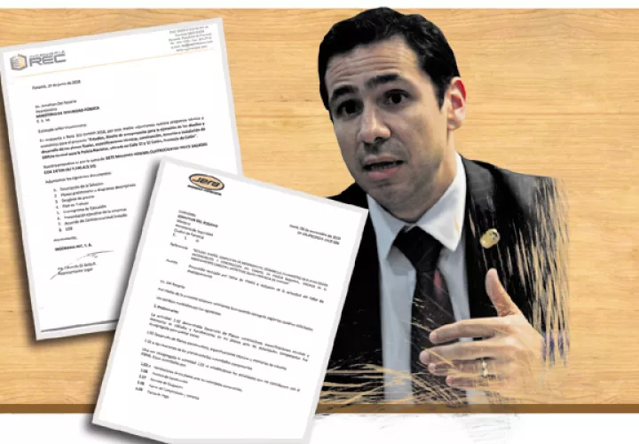 El titular del Ministerio de Seguridad Pública (Minseg), Jonathan Del Rosario