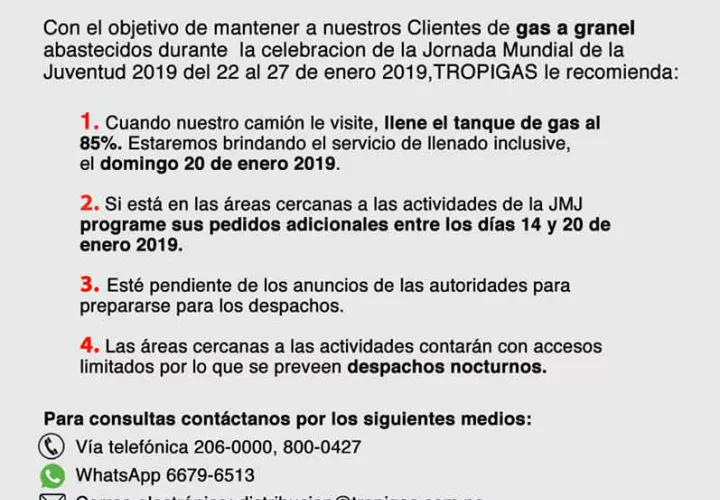 El evento que albergará a más de 200 mil peregrinos se desarrollará del 22 al 27 de enero en la ciudad de Panamá.