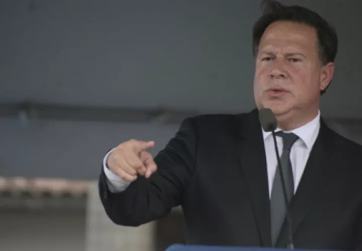 Presidente Juan Carlos Varela. 