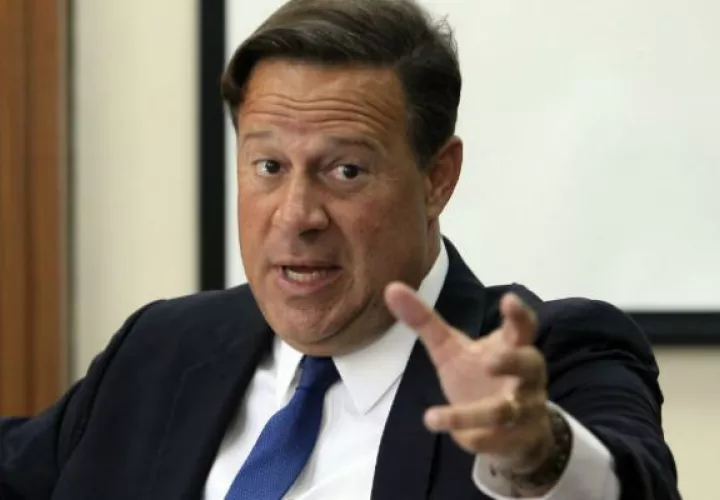 Juan Carlos Varela, presidente de la República de Panamá.
