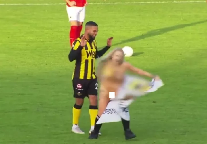 El jugador se sonrojó.