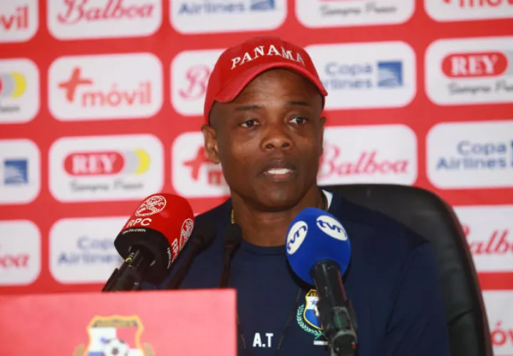 Julio César Dely Valdés técnico de Panamá. Foto:Anayansi Gamez
