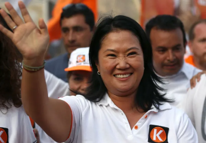  Keiko Fujimori, candidata presidencial. Foto/ AP