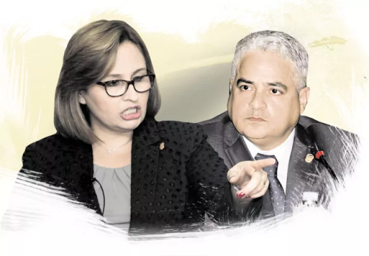 Kenia Porcell también ejerció presión al magistrado Hernán De León.