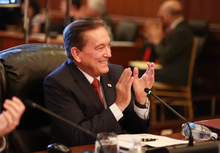 Presidente Laurentino Cortizo en Consejo de Gabinete. 