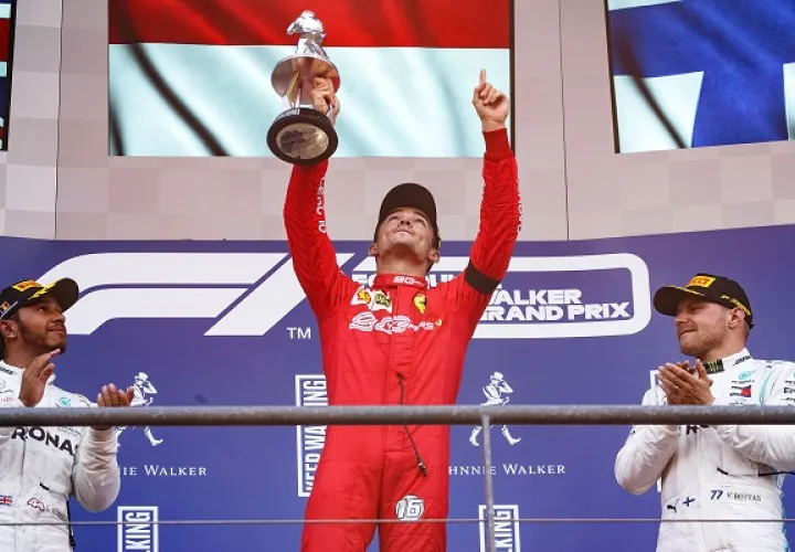 Charles Leclerc obtuvo su primer triunfo.