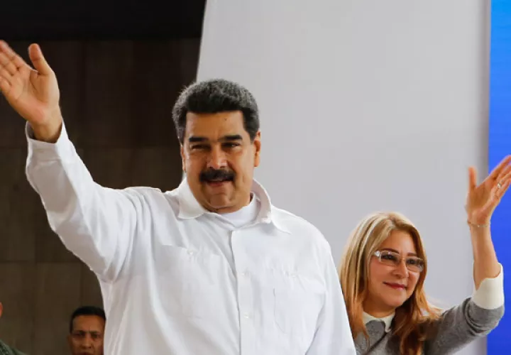 El presidente Nicolás Maduro confía en su círculo de allegados para mantenerse en el poder. FOTO/AP