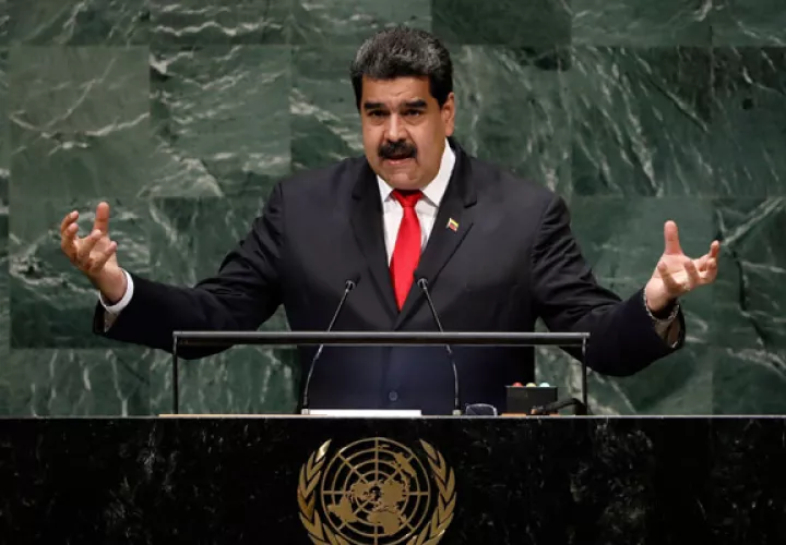 Nicolás Maduro, precisó en su discurso que está dispuesto a darle la mano al presidente Donald Trump  y a entablar un diálogo. FOTO/EFE