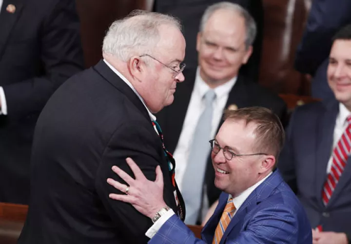  Pompeo aseguró: "Todas las opciones están sobre la mesa. Vamos a hacer las cosas que son necesarias para asegurar (...) que la democracia se impone y que hay un futuro más brillante para el pueblo de Venezuela".