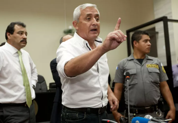 Otto Pérez Molina, expresidente de Guatemala. Foto/ AP