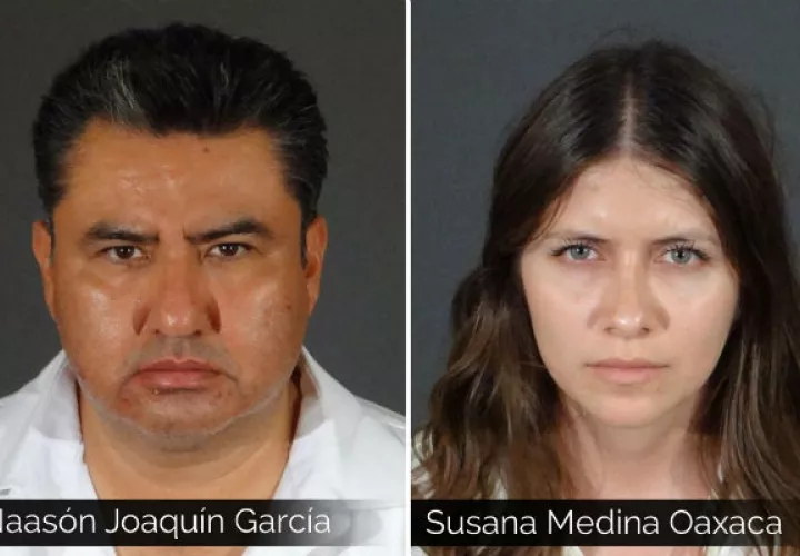 Naason Joaquin Garcia (izq) y Susana Medina Oaxaca (der). Foto: AP.