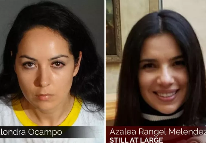 Alondra Ocampo (izq.) y Azalea Rangel Melendez (der).  Foto:AP.