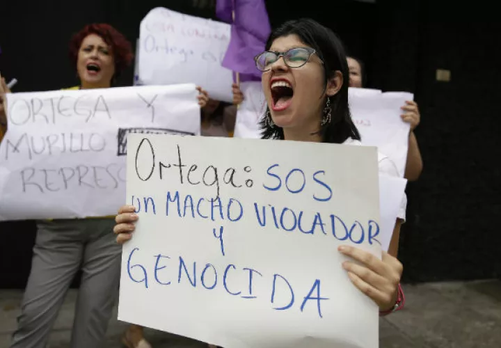 La protesta se da en medio de una crisis sociopolítica. Foto: EFE.