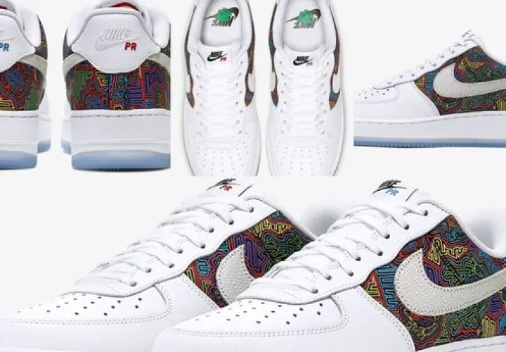 Nike con diseños de molas. 