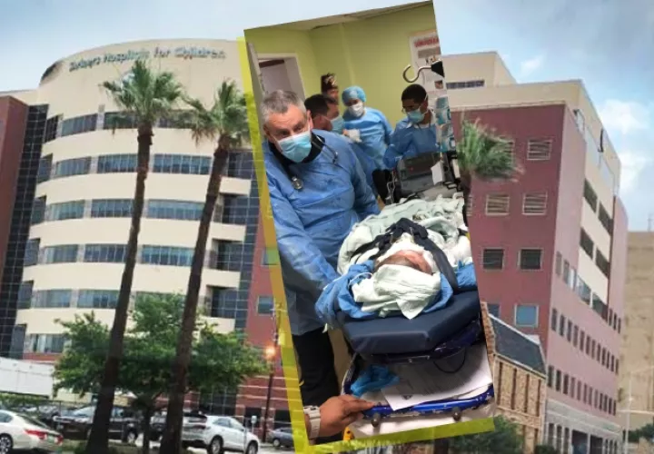 Miguel Ignacio Muñoz Lima está internado en la sucursal médica de la Universidad de Texas, en Galveston.  Foto de cortesía