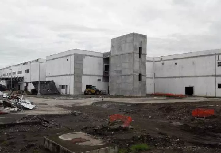 Así marcha la construcción del hospital de Bugaba, en Chiriquí. José Vásquez