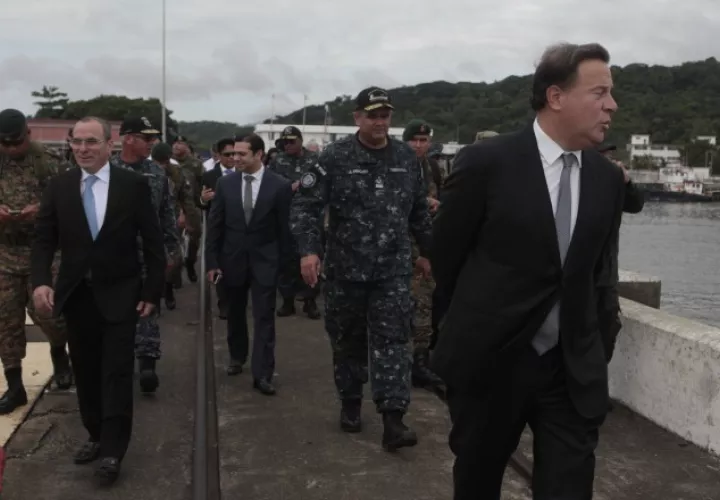 El presidente Juan Carlos Varela lanzó el nuevo plan  de seguridad Escudo y Relámpago.