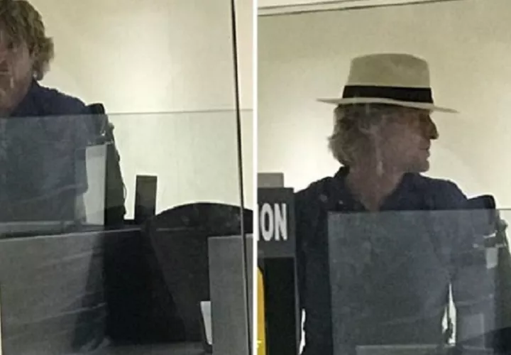Owen Wilson en Panamá. Foto: Twitter