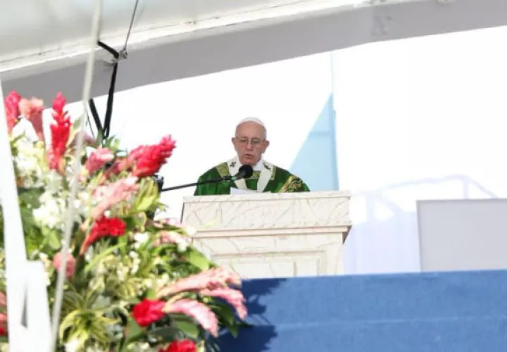 Cerca de 10 discursos pronunció el papa Francisco.