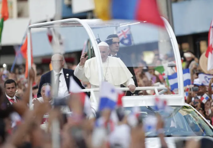 El papa Francisco hará importantes anuncios en Panamá. FOTO/EFE