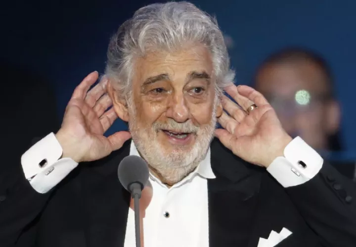 Plácido Domingo.  AP