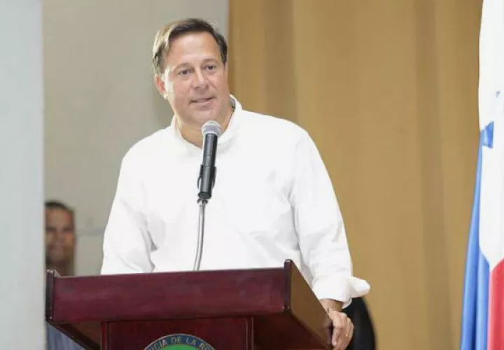 Presidente Juan Carlos Varela. 