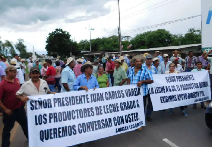 Los productores en Chiriquí apoyarán la marcha. Foto/Archivo
