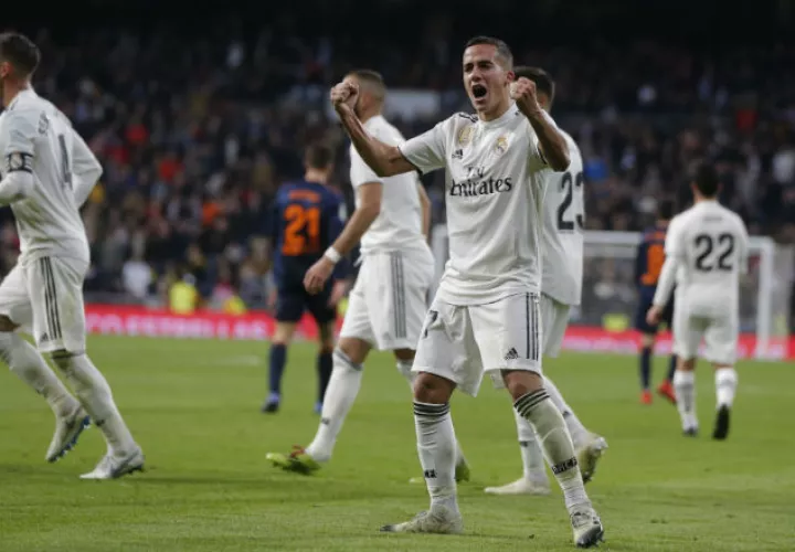 Lucas Vázquez anotó el segundo gol del Real Madrid. Foto AP