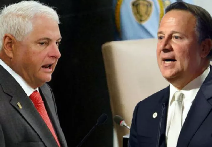 El expresidente Ricardo Martinelli (izq.) es víctima de persecución política de Juan Carlos Varela (dcha.). Foto: Panamá América