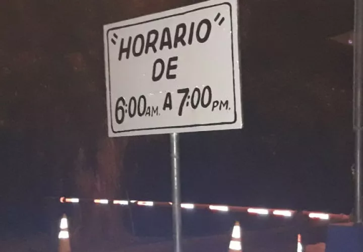 El paso nocturno por el puente está prohibido. Foto: José Vásquez. 