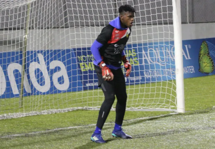 El portero panameño Eddie Roberts del CAI. Foto: @CAIPanama