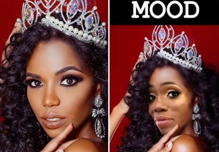Clauvid Daly, Miss República Dominicana, y Roxana.
