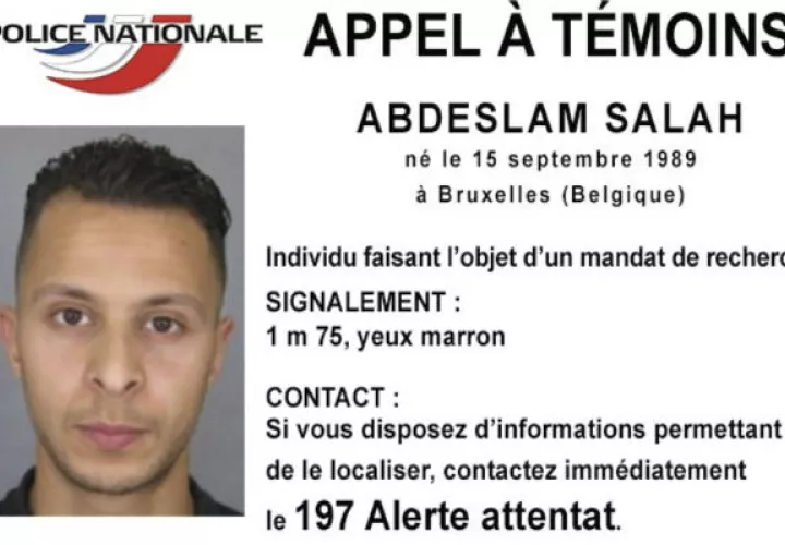 Salah Abdeslam. Foto/ AP