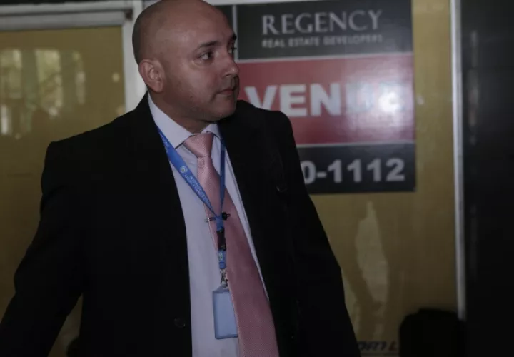 Luis Enrique Rivera Calle, jefe informático del Instituto de Medicina Legal y Ciencias Forenses (Imelcf), quien es testigo por parte de la fiscalía. Foto de Víctor Arosemena
