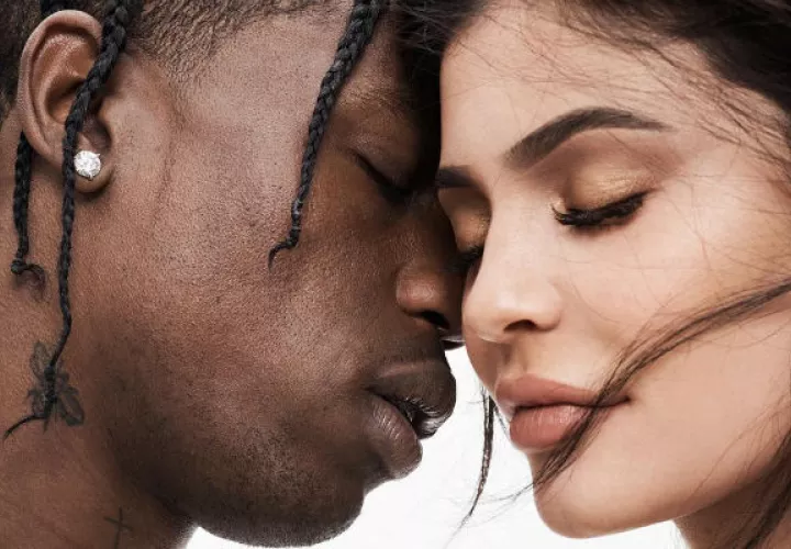  Travis Scott y Kylie Jenner. 