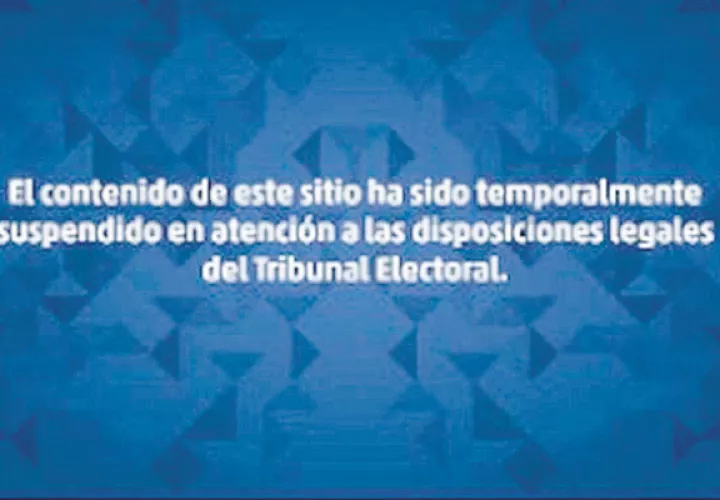 Primer anuncio que salía en la página del candidato del PRD. /Foto Internet