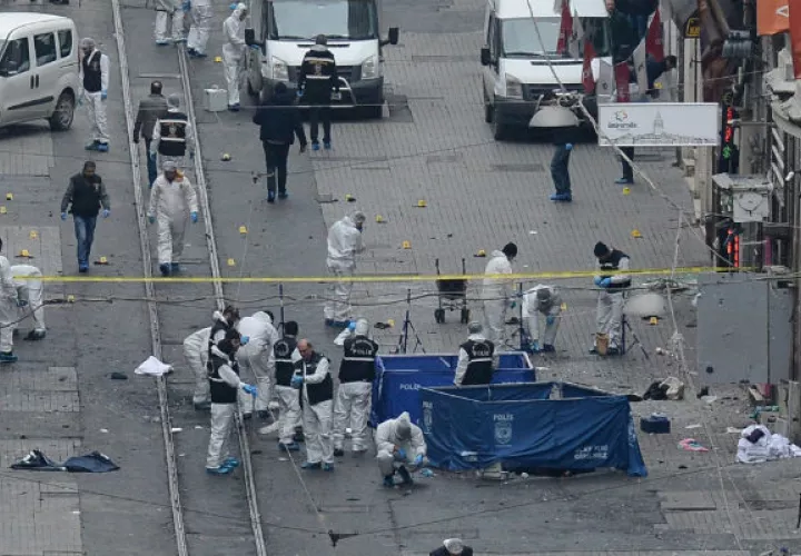 Zona del atentado. Foto/ AP