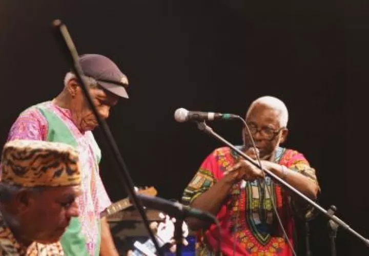 Leslie George, su pasión fue la música.Compartió su sapiencia. El Calypso pierde uno de sus grandes exponentes. Foto: Cortesía IFF Panama 2018
