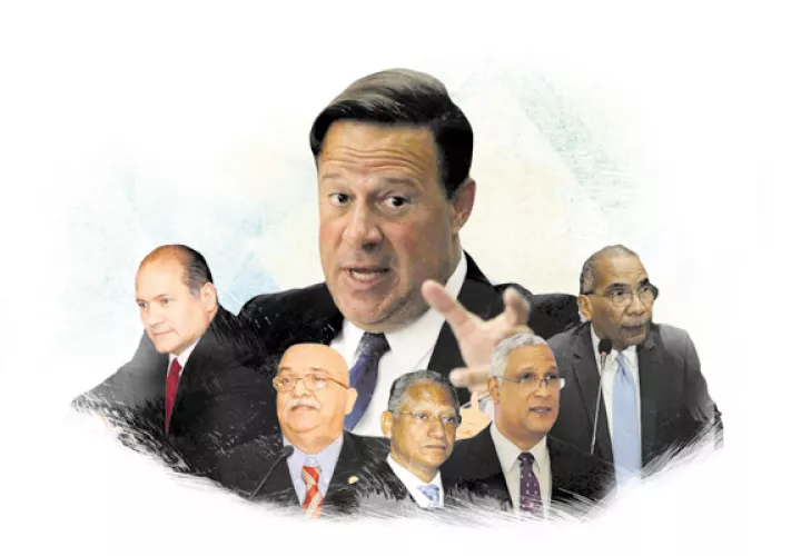 Sociedad Civil le da la espalda a Juan Carlos Varela tras sus designaciones en la Corte Suprema.Foto: Panamá América.