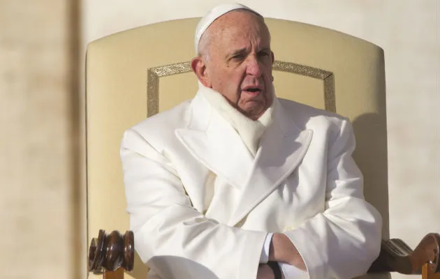 El papa ofició la última audiencia general del año. Foto/ AP