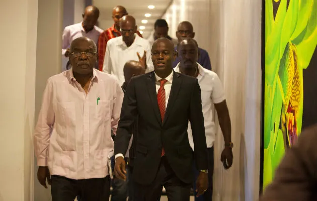 El candidato presidencial oficialista Jovenel Moise. Foto/ AP