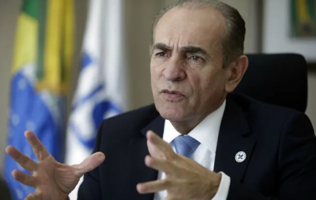 El titular de la cartera de Salud, Marcelo Castro, uno de los siete ministros del PMDB que pudieran verse obligados a dimitir. Foto/EFE