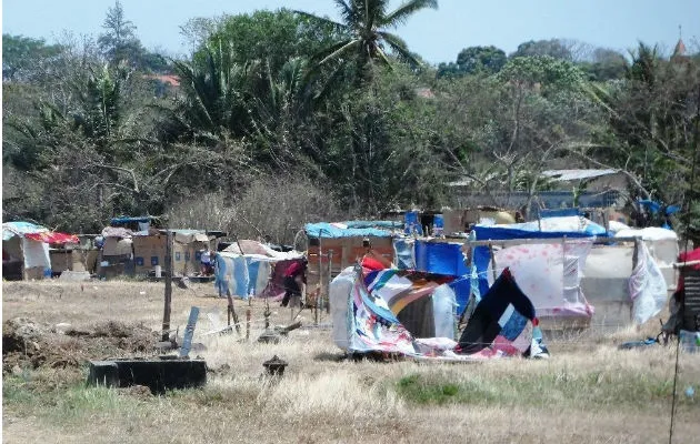 Viviendas de precaristas. Foto: José Vásquez 