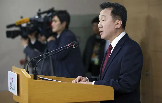  El portavoz del Ministerio de Unificiación surcoreano, Jeong Koon-hee. Foto/ EFE