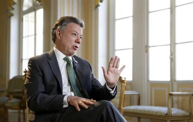 El presidente Juan Manuel Santos lamento lo ocurrido. Foto/EFE