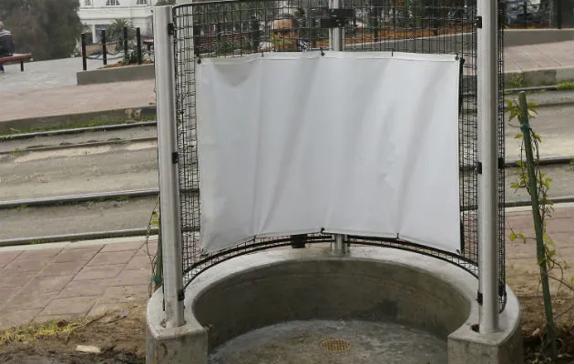 El urinario está al aire libre. Foto/ AP
